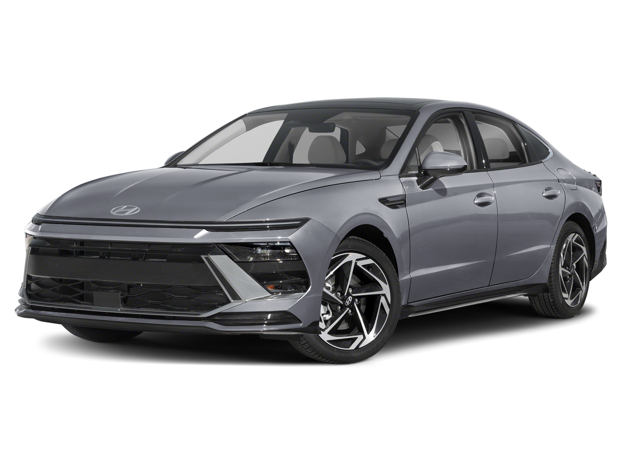 2024 Hyundai Sonata SEL in Portofino Gray — front three-quarter view