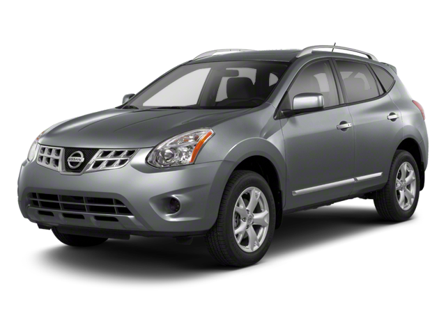 2013 Nissan Rogue SL in Platinum Graphite — front three-quarter view