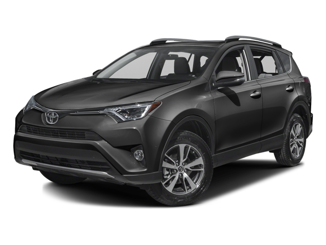 2016 Toyota RAV4 XLE in Magnetic Gray Metallic — front three-quarter view