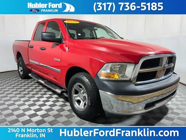 2010 Dodge Ram 1500 ST in Flame Red — front three-quarter view