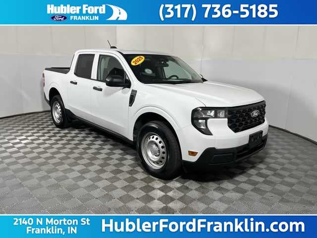 2025 Ford Maverick XL in Oxford White — front three-quarter view