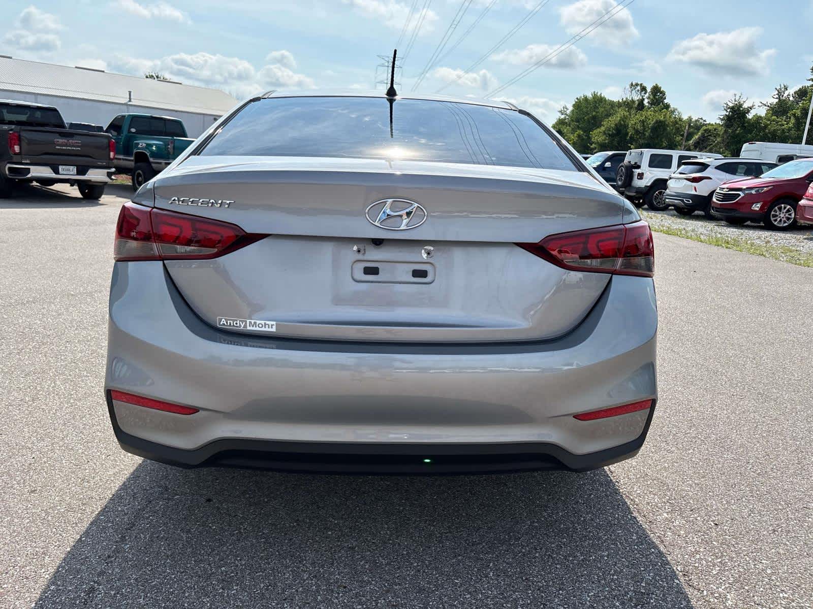 2022 Hyundai Accent — interior view