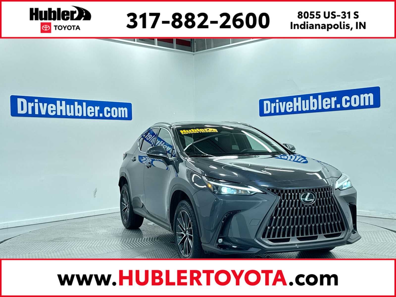 2024 Lexus NX 350 NX 350 in Cloudburst Gray — front three-quarter view