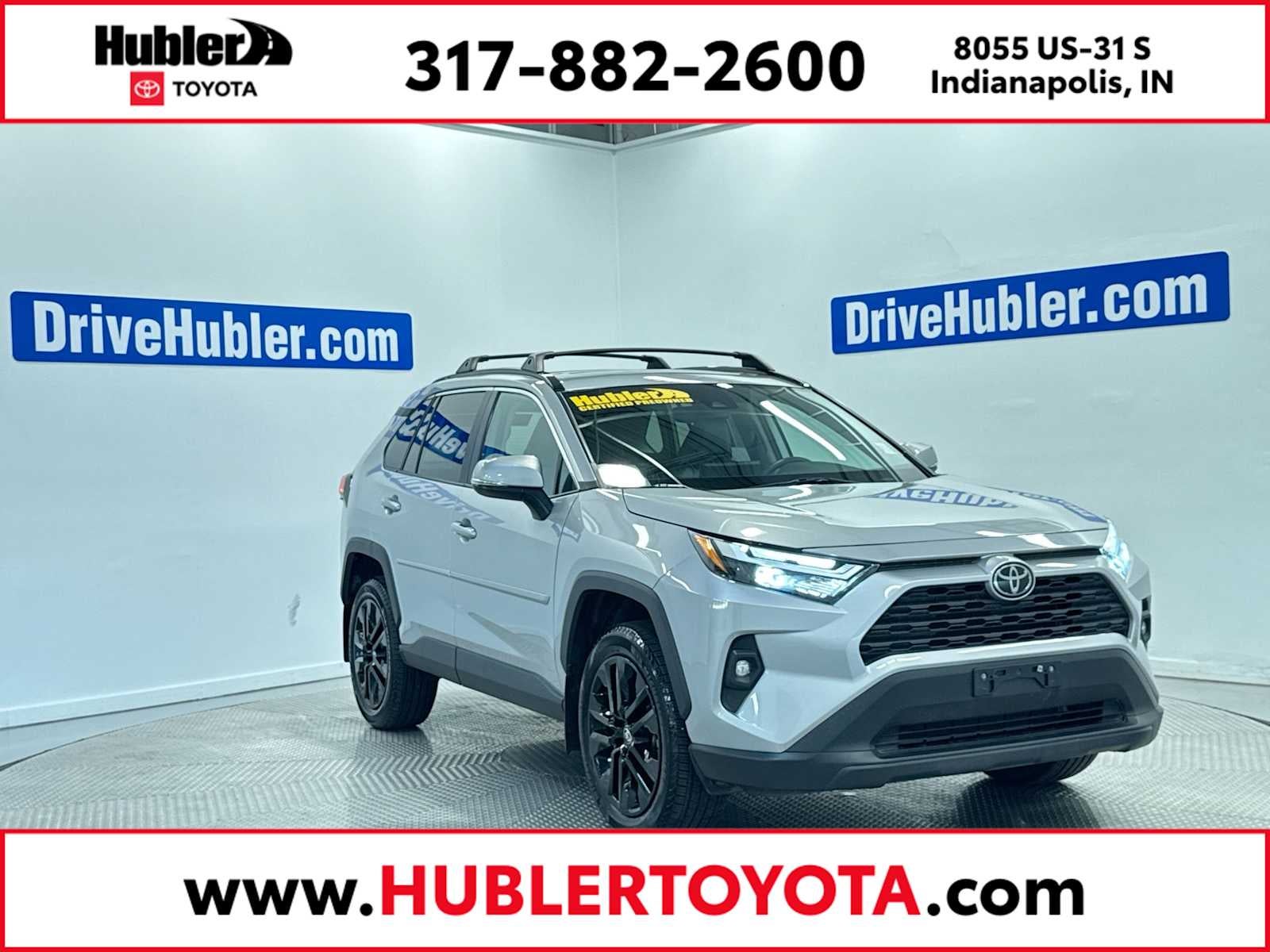 2024 Toyota RAV4 XLE Premium in Silver Sky Metallic — front three-quarter view