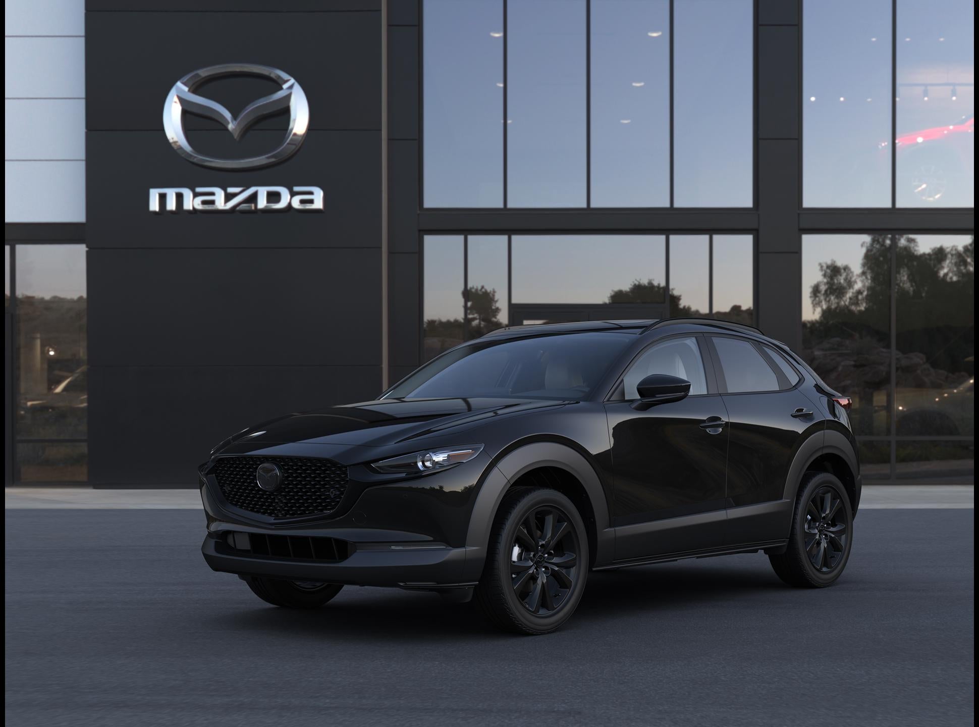 2026 Mazda Mazda CX-30 2.5 S Aire Edition in Jet Black Mica — front three-quarter view