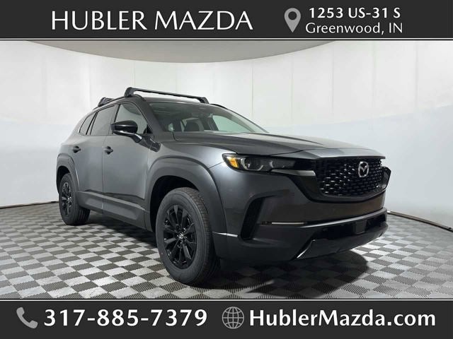 2026 Mazda Mazda CX-50 Hybrid Premium AWD in Machine Gray Metallic — front three-quarter view