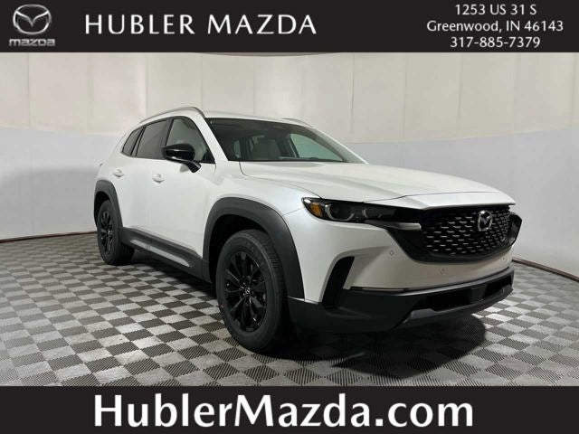 2026 Mazda Mazda CX-50 2.5 S Preferred AWD in Wind Chill Pearl — front three-quarter view