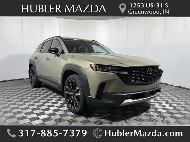 2026 Mazda Mazda CX-50 2.5 Turbo AWD in Zircon Sand Metallic — front three-quarter view