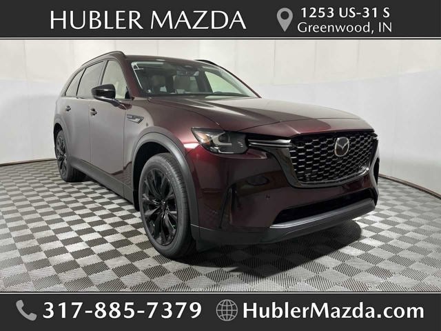 2026 Mazda Mazda CX-90 3.3 Turbo Premium Sport AWD in Artisan Red Premium — front three-quarter view