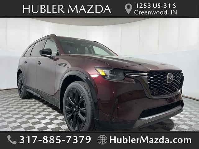 2026 Mazda Mazda CX-90 3.3 Turbo S Premium Sport AWD in Artisan Red Premium — front three-quarter view