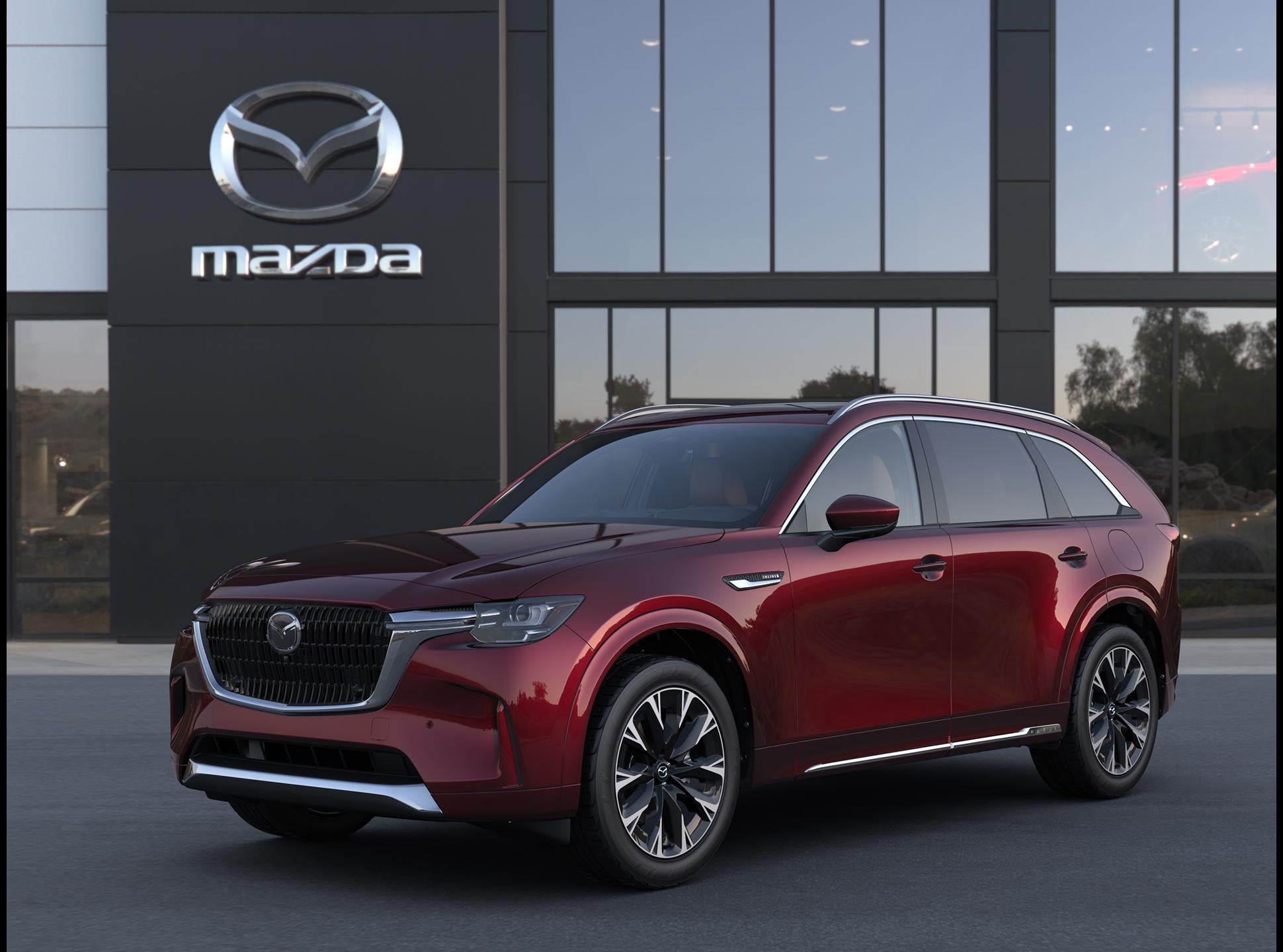 2026 Mazda Mazda CX-90 3.3 Turbo S Premium Plus AWD in Artisan Red Premium — front three-quarter view