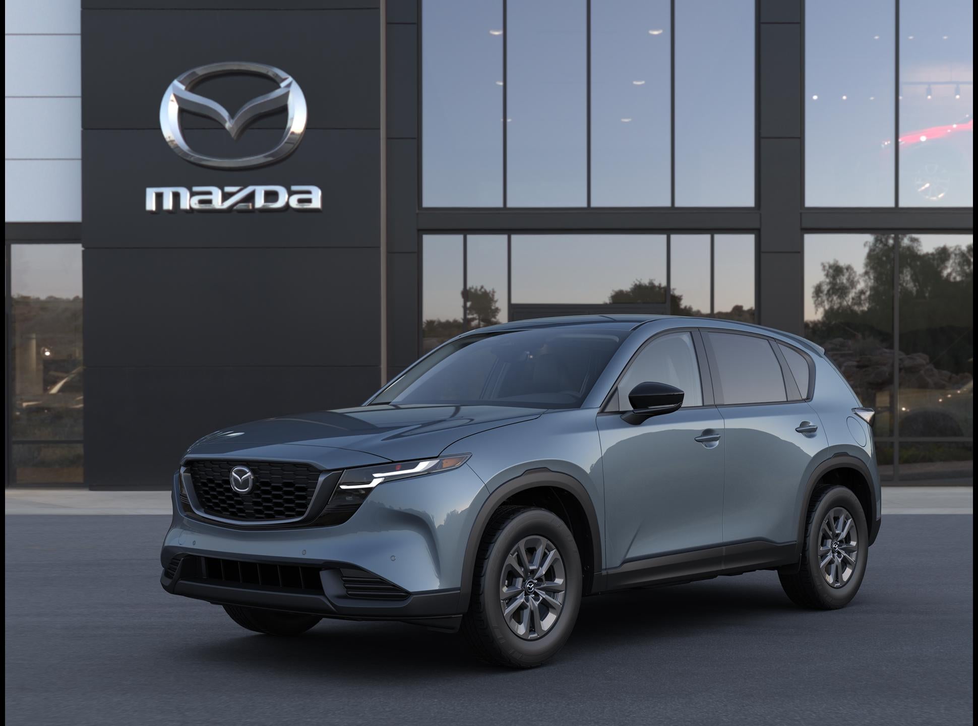 2026 Mazda Mazda CX-5 2.5 S Select AWD in Polymetal Gray Metallic — front three-quarter view