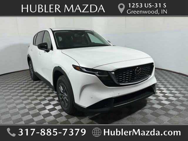 2026 Mazda Mazda CX-5 2.5 S Select AWD in Rhodium White Metallic — front three-quarter view