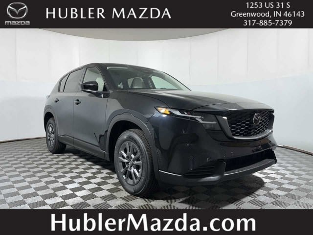 2026 Mazda Mazda CX-5 2.5 S Select AWD in Jet Black Mica — front three-quarter view