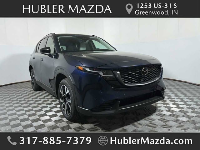 2026 Mazda Mazda CX-5 2.5 S Preferred AWD in Navy Blue Mica — front three-quarter view