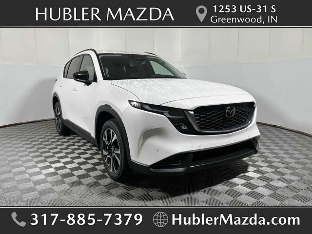 2026 Mazda Mazda CX-5 2.5 S Preferred AWD in Rhodium White Metallic — front three-quarter view