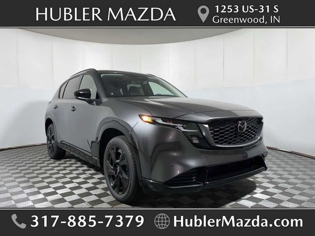 2026 Mazda Mazda CX-5 2.5 S Premium AWD in Machine Gray Metallic — front three-quarter view