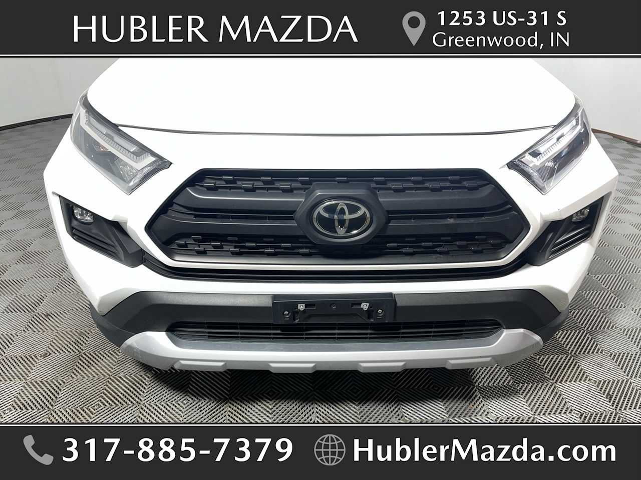 2024 Toyota RAV4 Adventure in Ice Cap — front three-quarter view