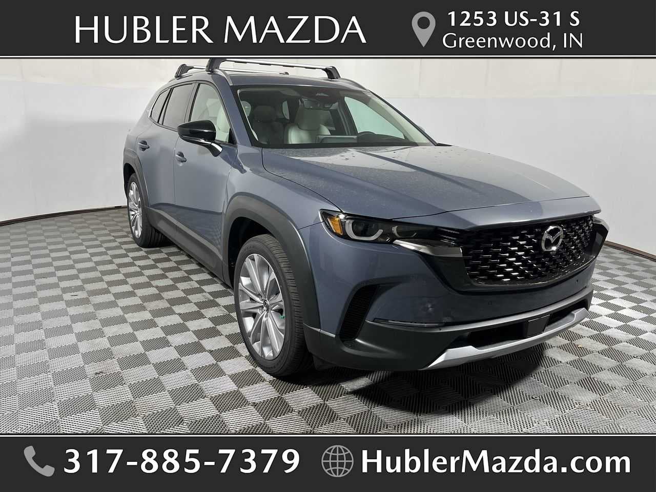 2026 Mazda Mazda CX-50 2.5 Turbo AWD in Polymetal Gray Metallic — front three-quarter view