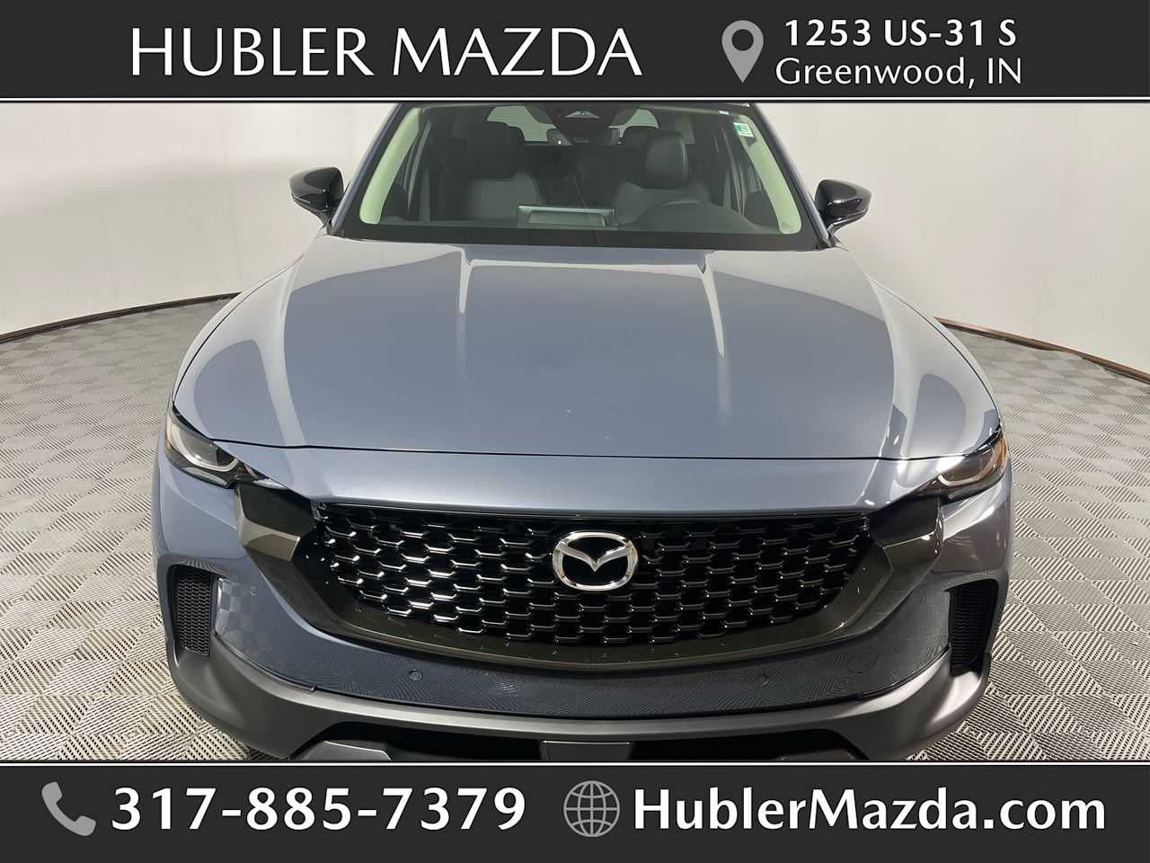 2026 Mazda Mazda CX-50 2.5 S Premium AWD in Polymetal Gray Metallic — front three-quarter view