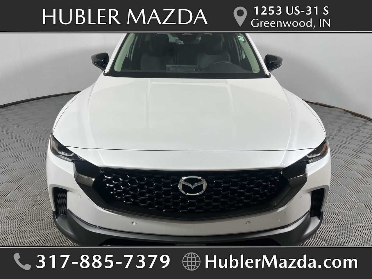 2026 Mazda Mazda CX-50 2.5 S Premium AWD in Wind Chill Pearl — front three-quarter view