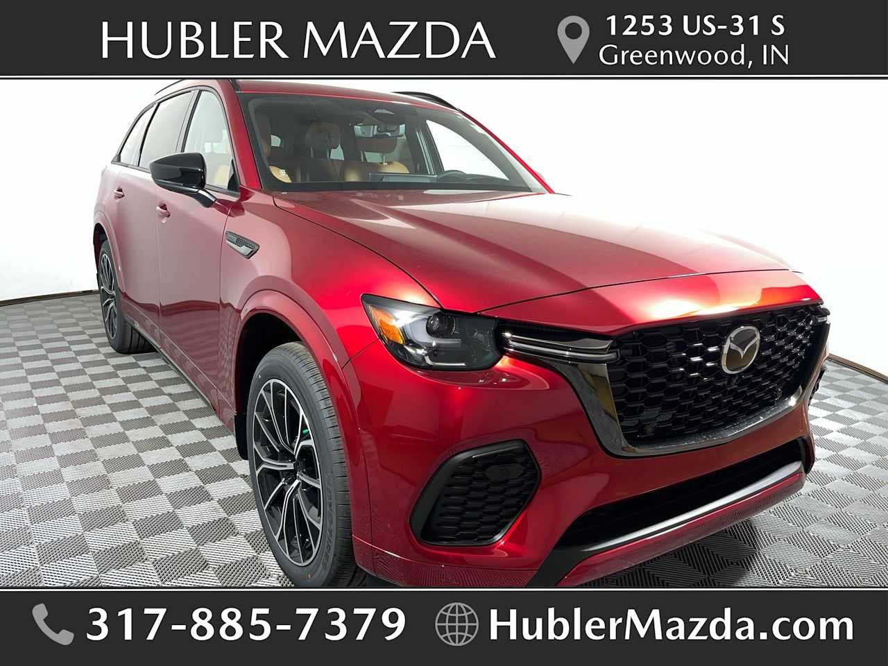 2026 Mazda Mazda CX-70 3.3 Turbo S Premium Plus AWD in Soul Red Crystal Metallic — front three-quarter view