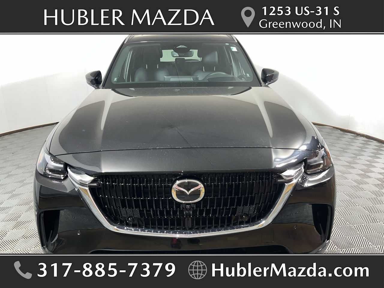 2026 Mazda Mazda CX-90 3.3 Turbo S Premium Plus AWD in Jet Black Mica — front three-quarter view