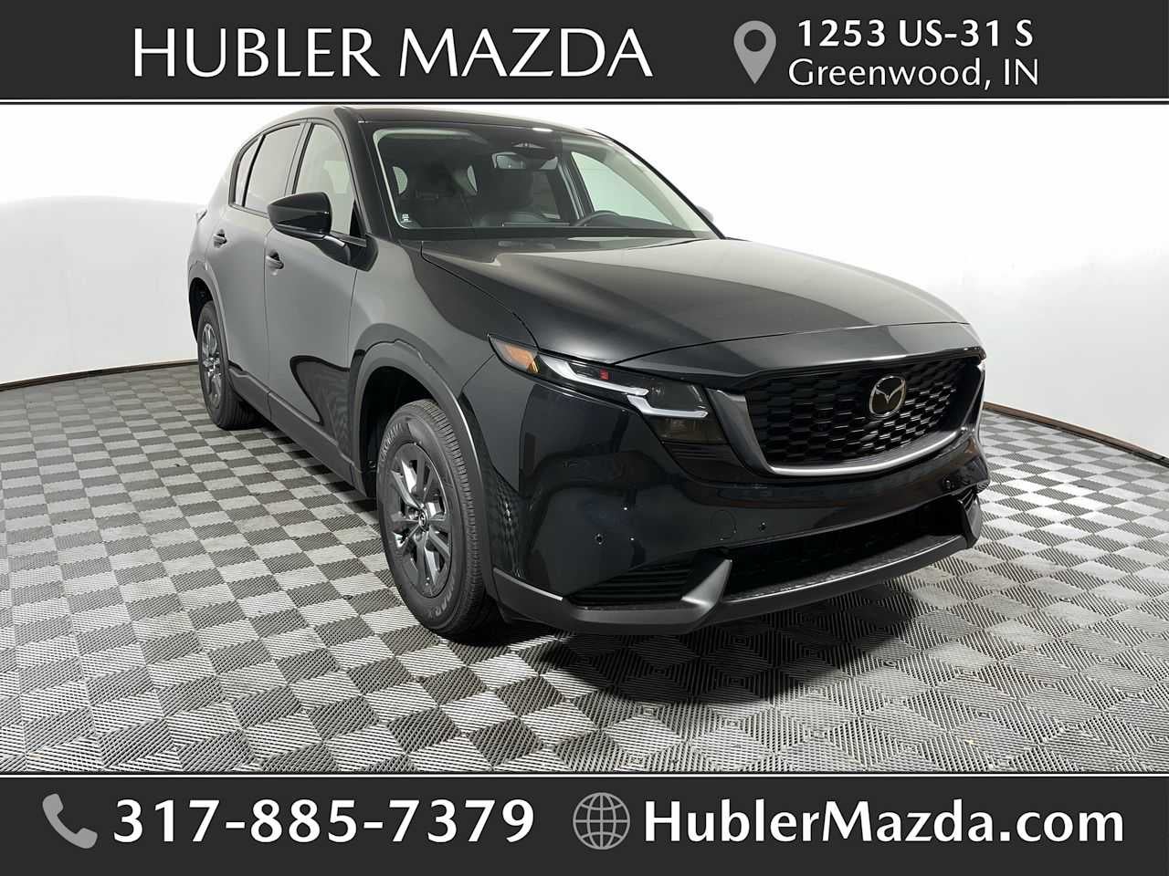 2026 Mazda Mazda CX-5 2.5 S Select AWD in Jet Black Mica — front three-quarter view