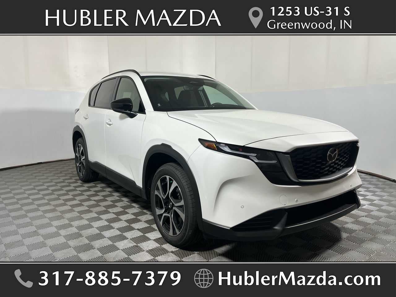 2026 Mazda Mazda CX-5 2.5 S Preferred AWD in Rhodium White Metallic — front three-quarter view