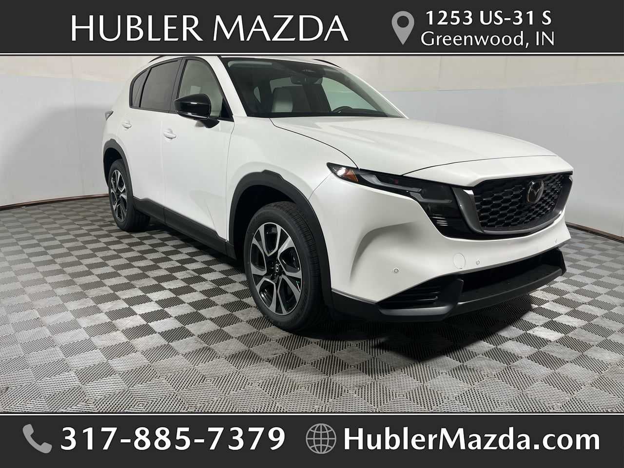 2026 Mazda Mazda CX-5 2.5 S Preferred AWD in Rhodium White Metallic — front three-quarter view
