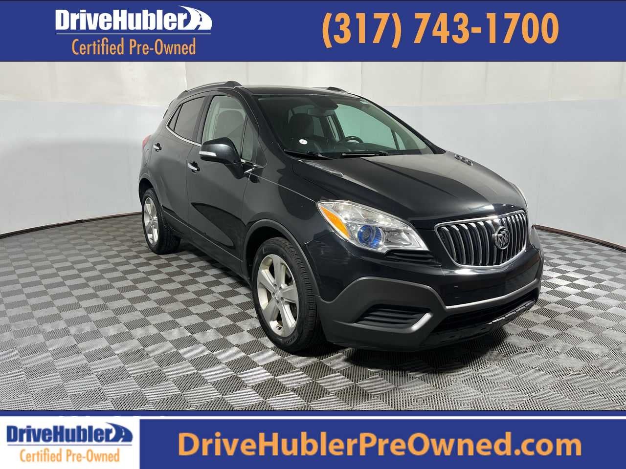 2015 Buick Encore FWD 4dr in Carbon Black Metallic — front three-quarter view