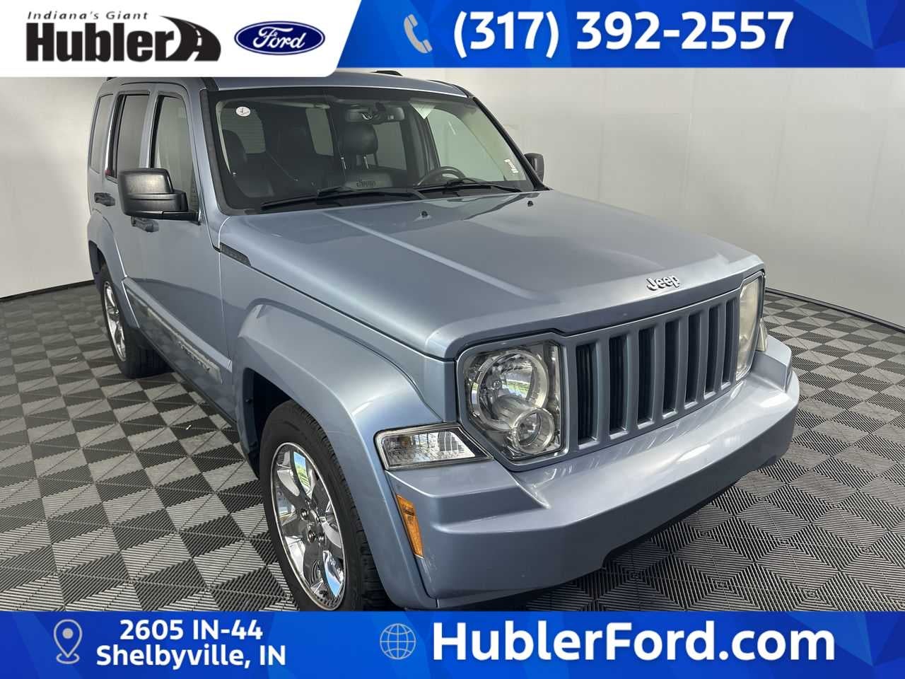 2012 Jeep Liberty Sport Latitude in Winter Chill Pearl — front three-quarter view