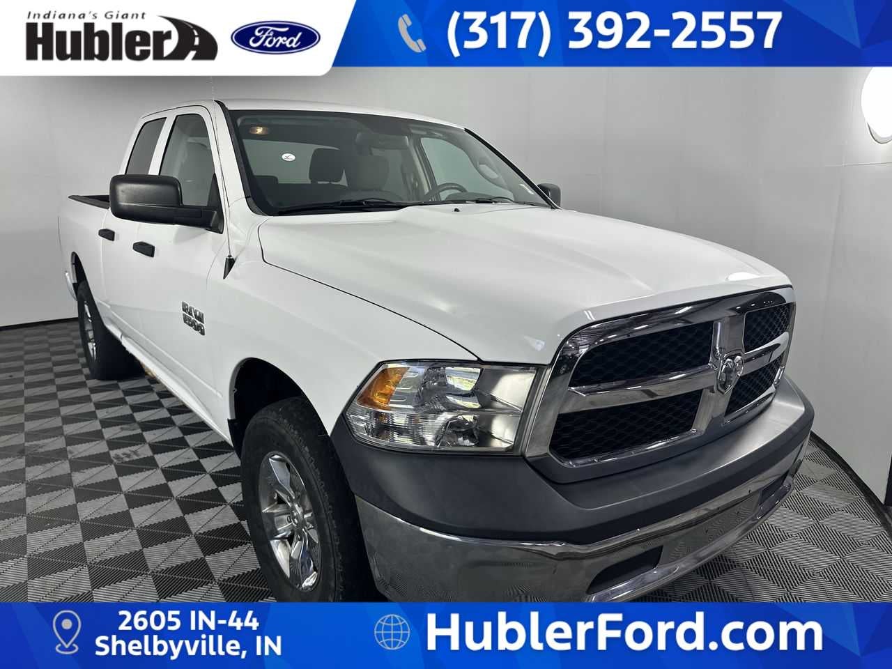 2015 RAM 1500 Tradesman in Bright White Clearcoat — front three-quarter view